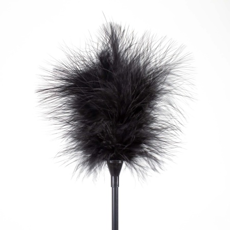 BLACK FEATHER TICKLER & WHIP - 2