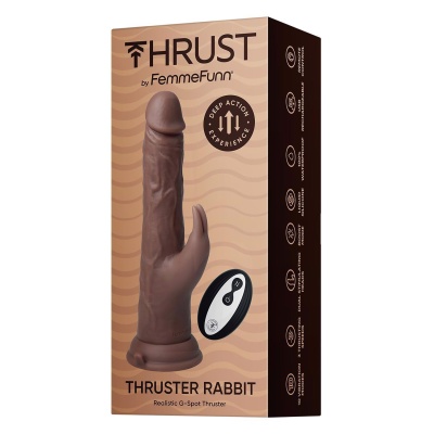 FEMMEFUNN THRUSTER RABBIT BROWN - 1