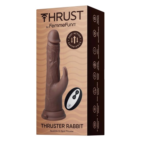 FEMMEFUNN THRUSTER RABBIT BROWN - 1