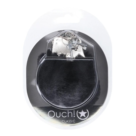 Classic Fluffy Handcuffs - Black - 2