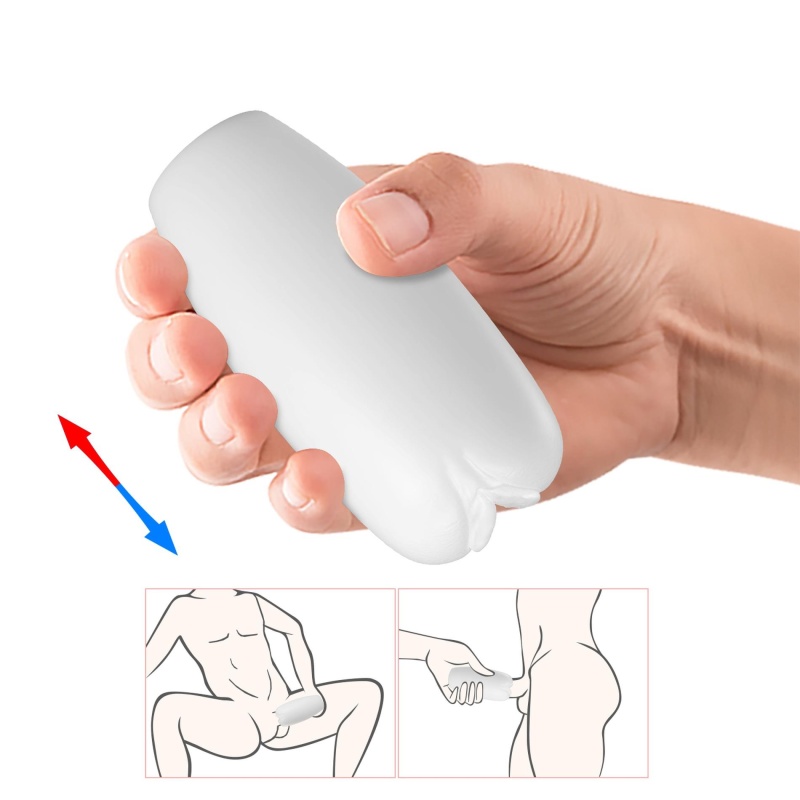 Masturbator Catherine Caspar z elastyczną nakładką TPR (8,5 cm) - 7
