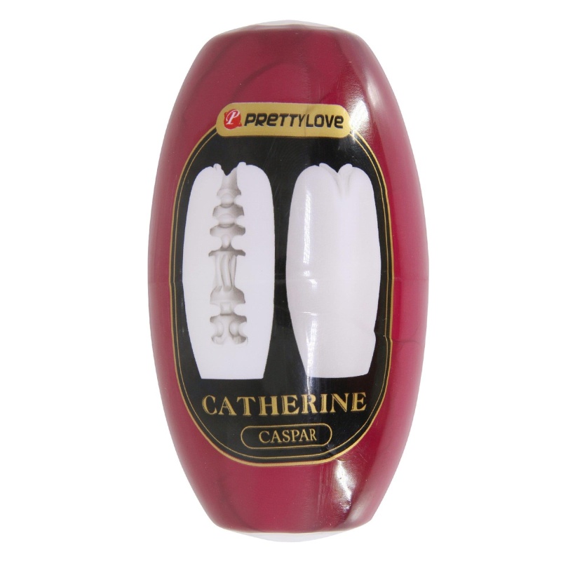 Masturbator Catherine Caspar z elastyczną nakładką TPR (8,5 cm) - 10