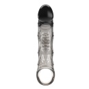 Wibrująca nakładka na penisa Wayde z pętlą na jądra (19,5 cm) - 3