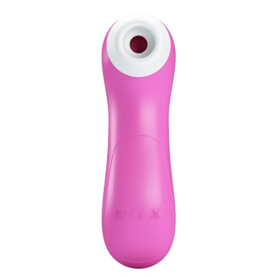 Stymulator powietrzny łechtaczki Breeze Pink - bezdotykowa komora stymulacyjna, 8 trybów, wymiary 3,8 × 12,5 cm - 1 2