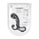 Bulb with Loop Silicone Prostate Massager - M - Black - 3