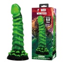 Dildo silikonowe Power Monsters Manticore z pofalowaną teksturą, 23 cm - 1