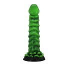 Dildo silikonowe Power Monsters Manticore z pofalowaną teksturą, 23 cm - 3