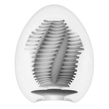 Masturbator Egg Tube - żebrowana struktura wewnętrzna, długość 7 cm, zestaw 6 szt. - 2