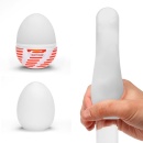 Masturbator Egg Tube - żebrowana struktura wewnętrzna, długość 7 cm, zestaw 6 szt. - 3