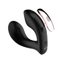 Wibrator do noszenia Rosy Gold Model Black - silikon medyczny, stymulacja wewnętrzna i zewnętrzna, 9 × 3 cm - 13