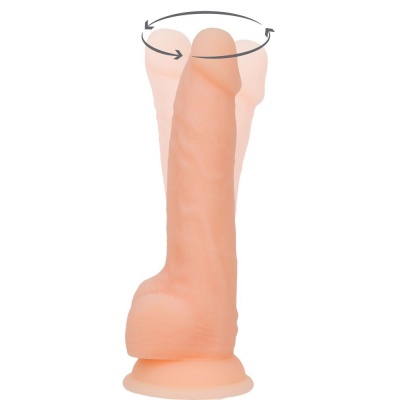 Wibrator NA 8 Rotating & Vibrating Dong – obrotowa żołądź, wibrujący wał, 20,3 cm - 1 2