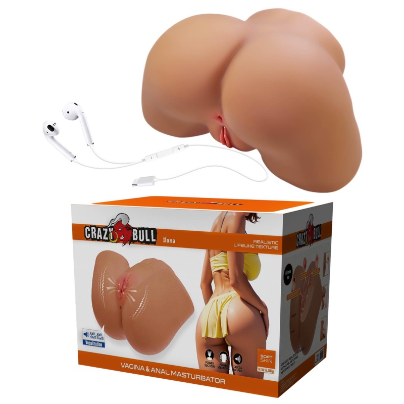 Masturbator Ilana z realistyczną miednicą TPE - 35×25×20 cm - 1