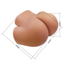 Masturbator Ilana z realistyczną miednicą TPE - 35×25×20 cm - 9