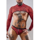 Krótki top, z długimi rękawami - XL - 1