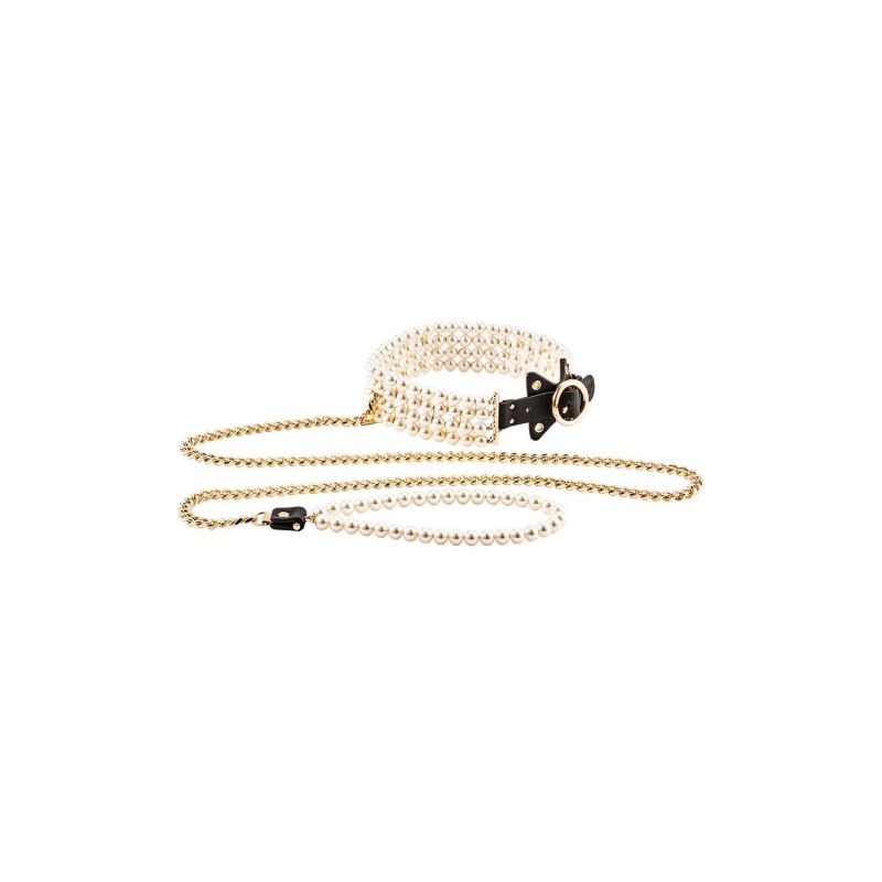 GUILTY PLEASURE LUMINIOUS PEARL LEASH AND COLLAR - 3