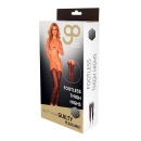 GP PRINTED FOOTLESS THIGH HIGHS, XL - 1
