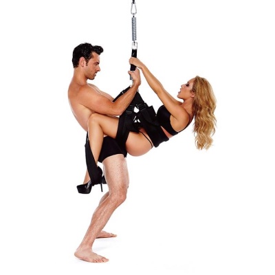 WHIPSMART PLEASURE SWING BLACK - 1 2