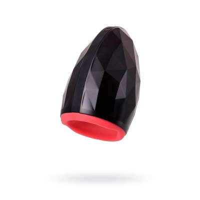EROTIST Magma Rechargeable masturbator with heating, Silicone, Black, 12 cm - 1