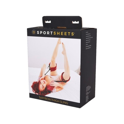 SPORTSHEETS SAFFRON THIGH SLING - 1