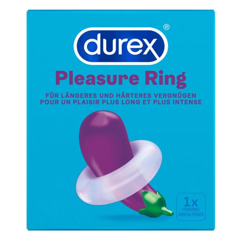 Pleasure Ring – elastyczny silikonowy pierścień na penisa, średnica wewnętrzna 1,6 cm, grubość ścianki 1,2 cm - 1