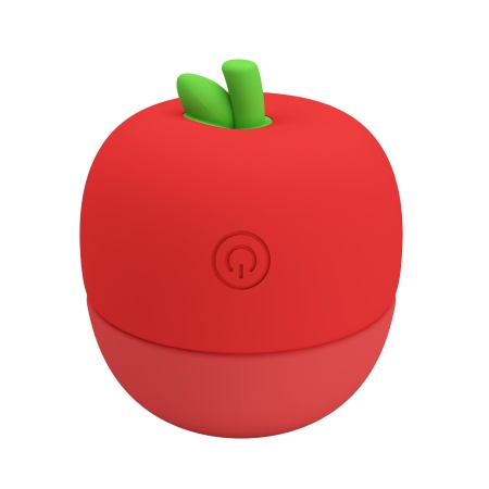 Stymulator łechtaczki Apple Secret z ruchomym języczkiem, 5,9 cm - 3