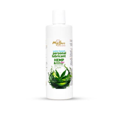 Lubrykant i olejek do masażu 2w1 Aroma Series Hemp 300 ml - 1