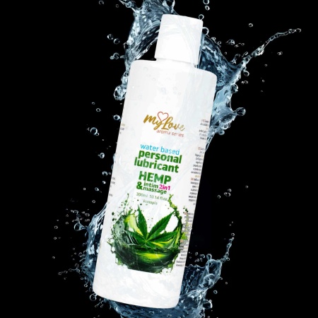 Lubrykant i olejek do masażu 2w1 Aroma Series Hemp 300 ml - 4