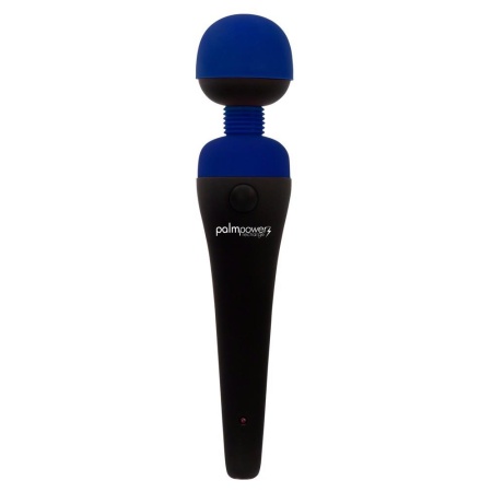 Masażer wibracyjny PalmPower Recharge Blue z elastyczną głowicą Ø 4 cm i akumulatorem - 19,5 cm - 2