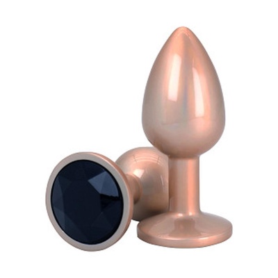 Korek analny Shine Like A Star metalowy z kryształkiem, 7 cm - 1