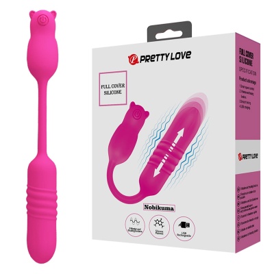 PRETTY LOVE - Nobikuma, 3 vibration functions 3 thrusting settings - 1