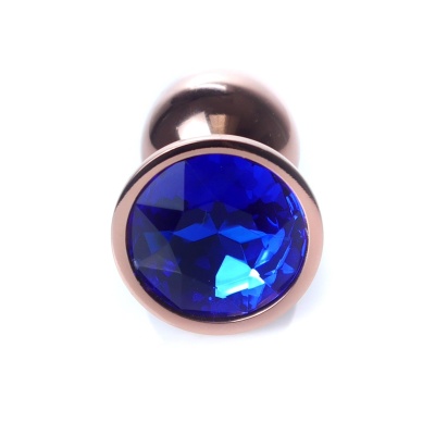 MyLove Toys - Jewellery Red Gold PLUG- Dark Blue - 1