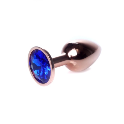 MyLove Toys - Jewellery Red Gold PLUG- Dark Blue - 1 2