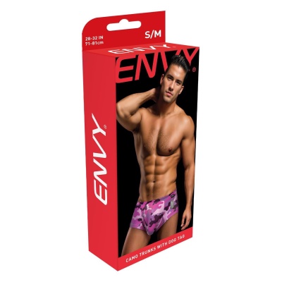 ENVY CAMO TRUCKS WITH DOG TAG PINK, L/XL - 1