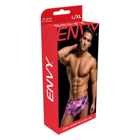 ENVY CAMO TRUCKS WITH DOG TAG PINK, L/XL - 4
