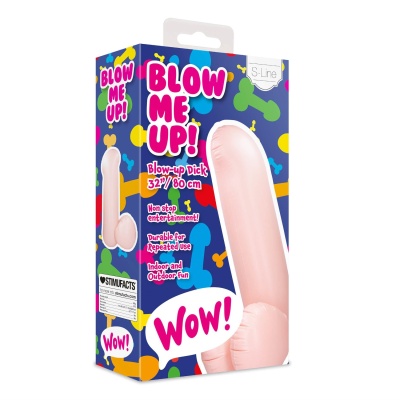 Blow-up Dick 32'' - nadmuchiwany gadżet w kształcie członka z PVC, 80 cm - 1 2