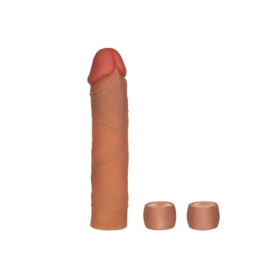 Przedłużka penisa Silicone Penis Extension System z dwoma stoperami (20,25 cm) - 1