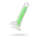 Dildo realistyczny BEYOND BY TOYFA Wade Glow Green, silikonowy, świecący w ciemności, 14,5 cm - 1