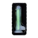 Dildo realistyczny BEYOND BY TOYFA Wade Glow Green, silikonowy, świecący w ciemności, 14,5 cm - 6