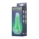 Dildo realistyczny BEYOND BY TOYFA Wade Glow Green, silikonowy, świecący w ciemności, 14,5 cm - 7