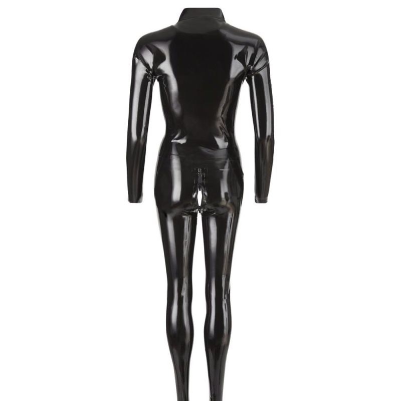 Latex Catsuit black LP-1082 - 8