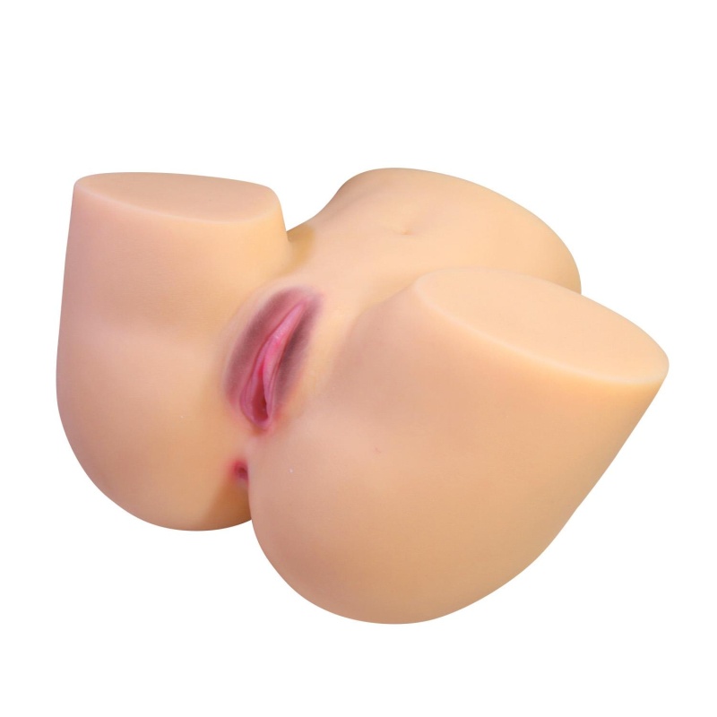 Masturbator Liora z podwójnym kanałem pochwowym i analnym, 19 cm - 3