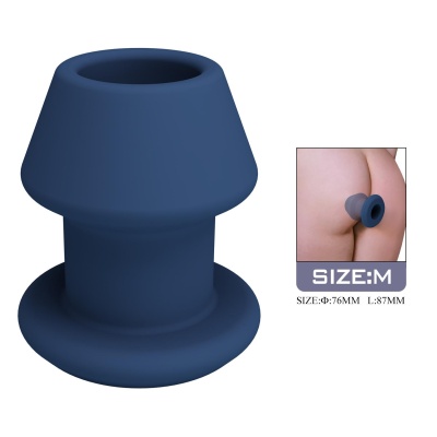 Korek analny Jack (M) z otwartym kanałem, 8,7 cm - 1 2