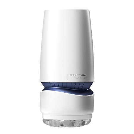 Masturbator Aero Cobalt Ring – obrotowa regulacja ssania w 10 poziomach, 17,2 × 7,8 cm - 1