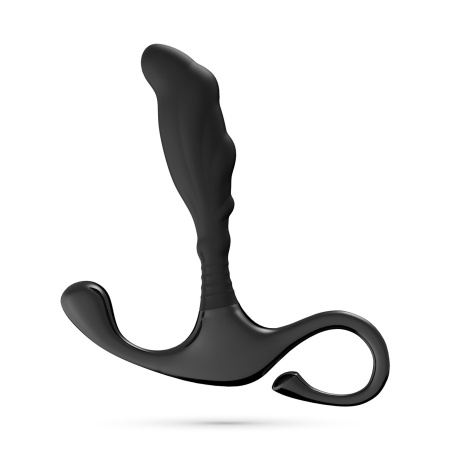 Masażer prostaty Djinn Silikon 8 cm - czarny - 3