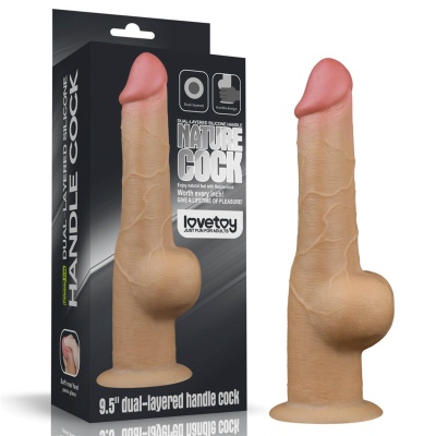 Dildo z Uchwytem Handle Cock 24 cm (9.5'') - 1