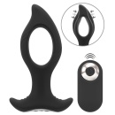 Wibrator analny RC Butt Plug with a Hole - otwór kompresyjny, długość 12 cm, średnica maks. 4,5 cm - 2