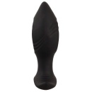 Wibrator analny RC Butt Plug with a Hole - otwór kompresyjny, długość 12 cm, średnica maks. 4,5 cm - 5