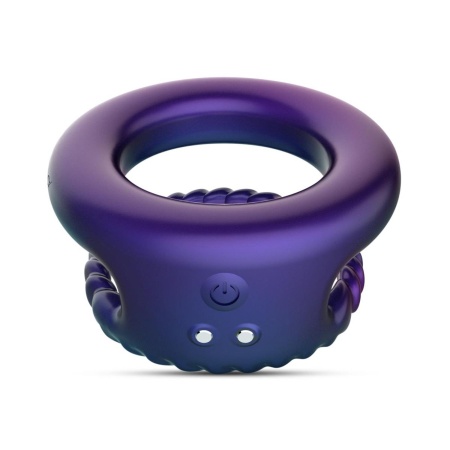 Hueman - Jupiter Vibrating Cock and Ball Ring - Purple - 3
