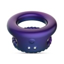 Hueman - Jupiter Vibrating Cock and Ball Ring - Purple - 3
