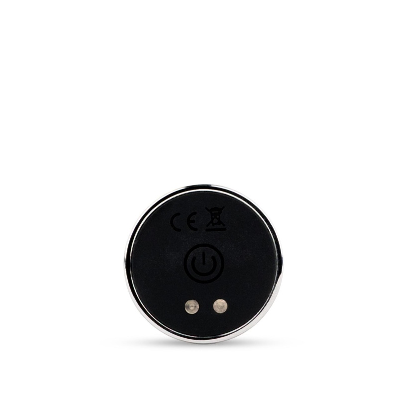 Korek analny Metal Butt Plug S Vibrator USB - pilot zdalnego sterowania, 10 trybów wibracji, wodoodporność IPX7 - 5